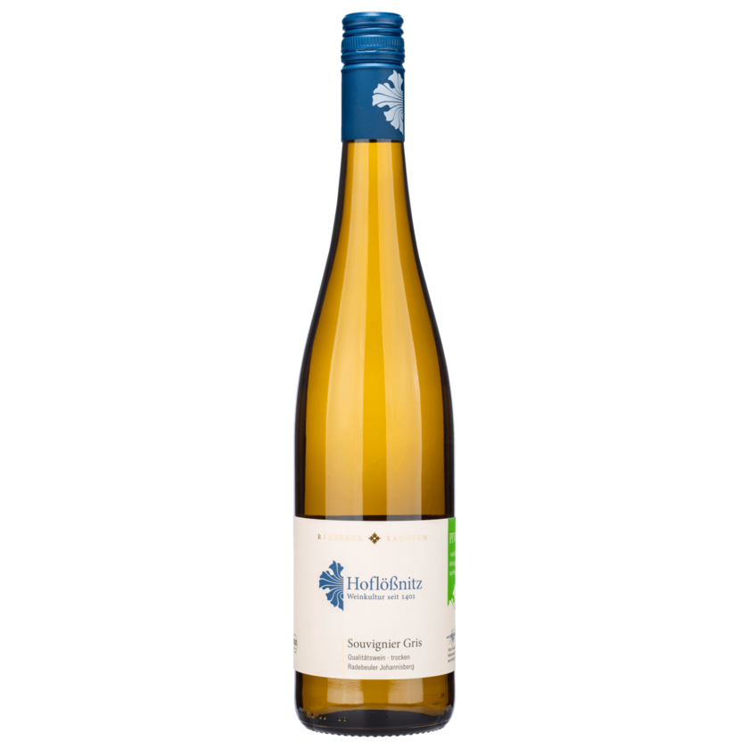 Hoflößnitz Bio Weißwein Souvignier Gris QbA trocken vegan 0,75l